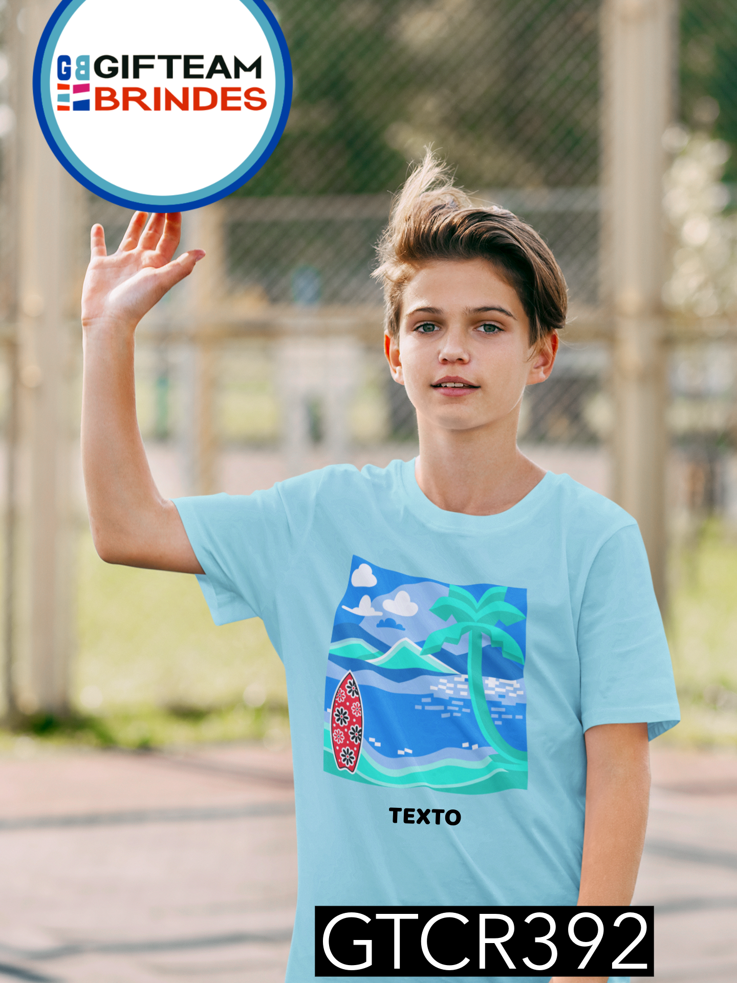 T-SHIRT CRIANÇA DESPORTO GTCR392