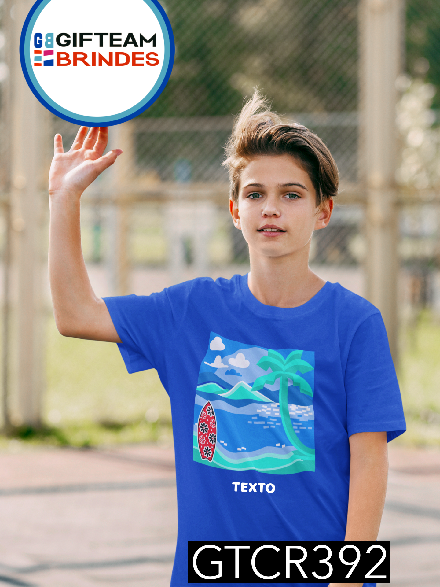 T-SHIRT CRIANÇA DESPORTO GTCR392