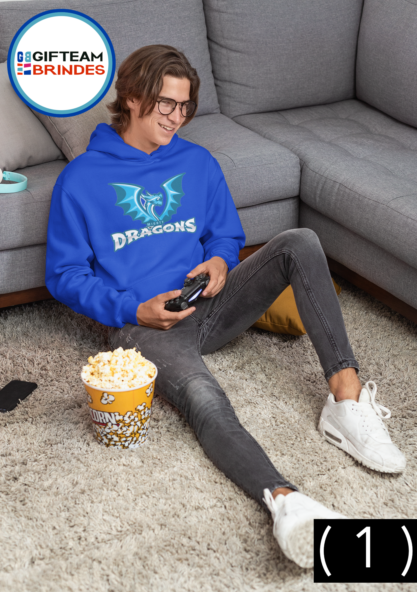 SWEAT SHIRTS CAPUZ HOMEM GAMING MIGHT DRAGONS 236