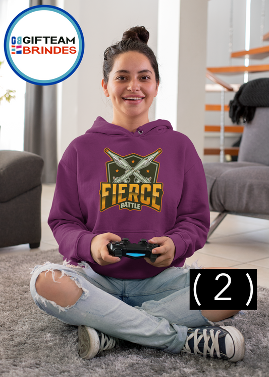 SWEAT SHIRTS CAPUZ SENHORA GAMING FIERCE  236