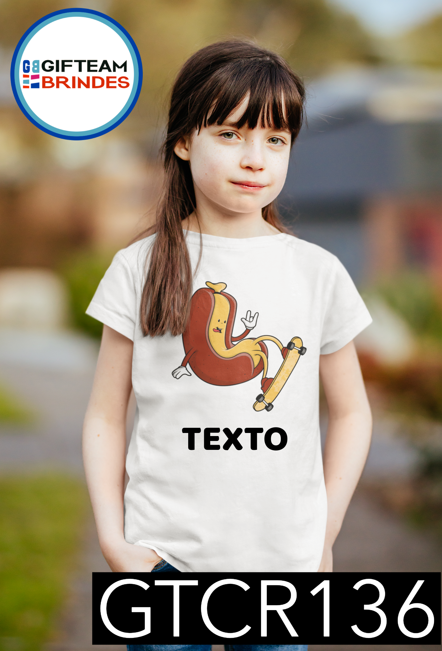 T-SHIRT CRIANÇA  ALIMENTOS GTCR136