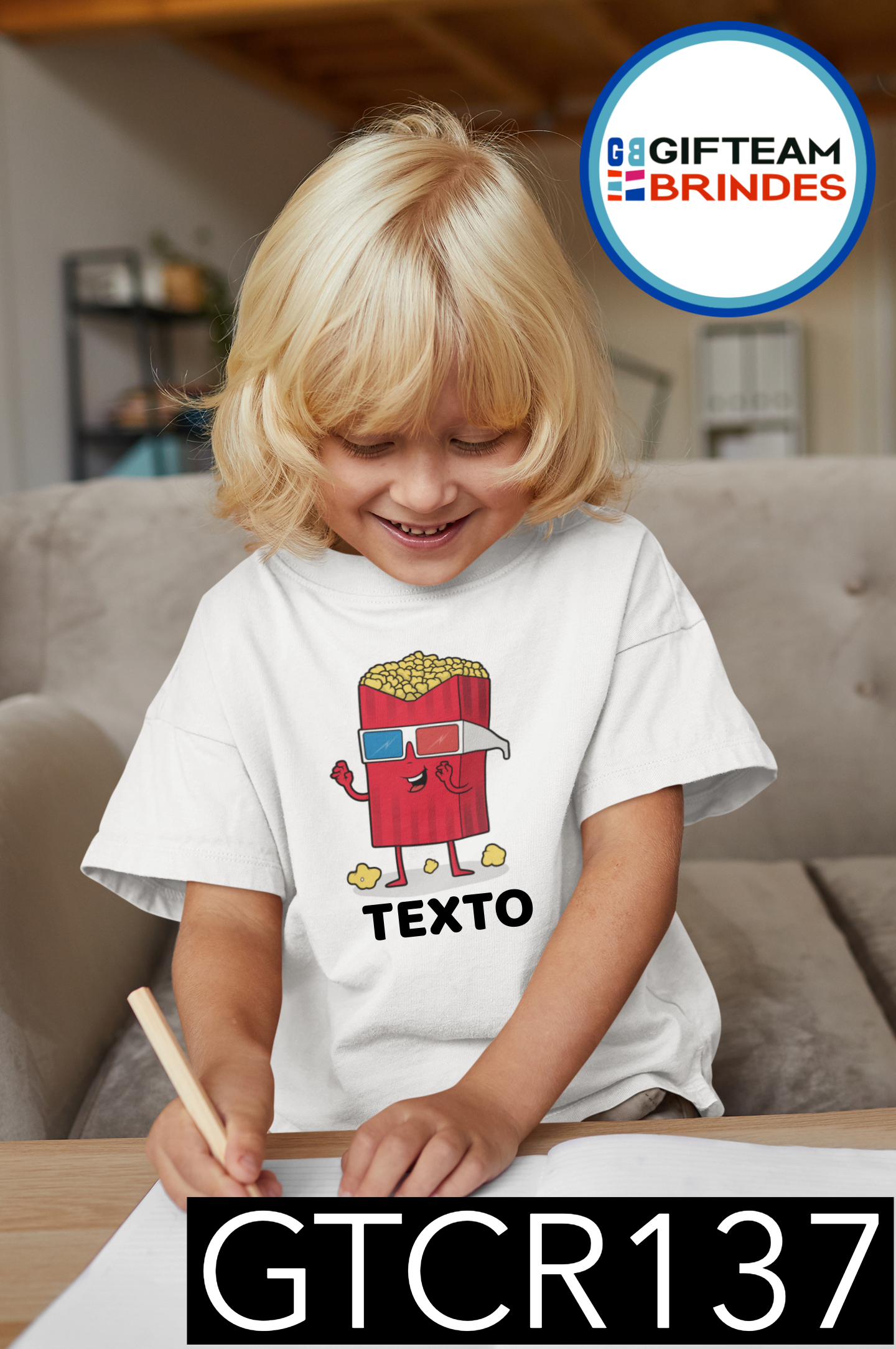 T-SHIRT CRIANÇA  ALIMENTOS GTCR137