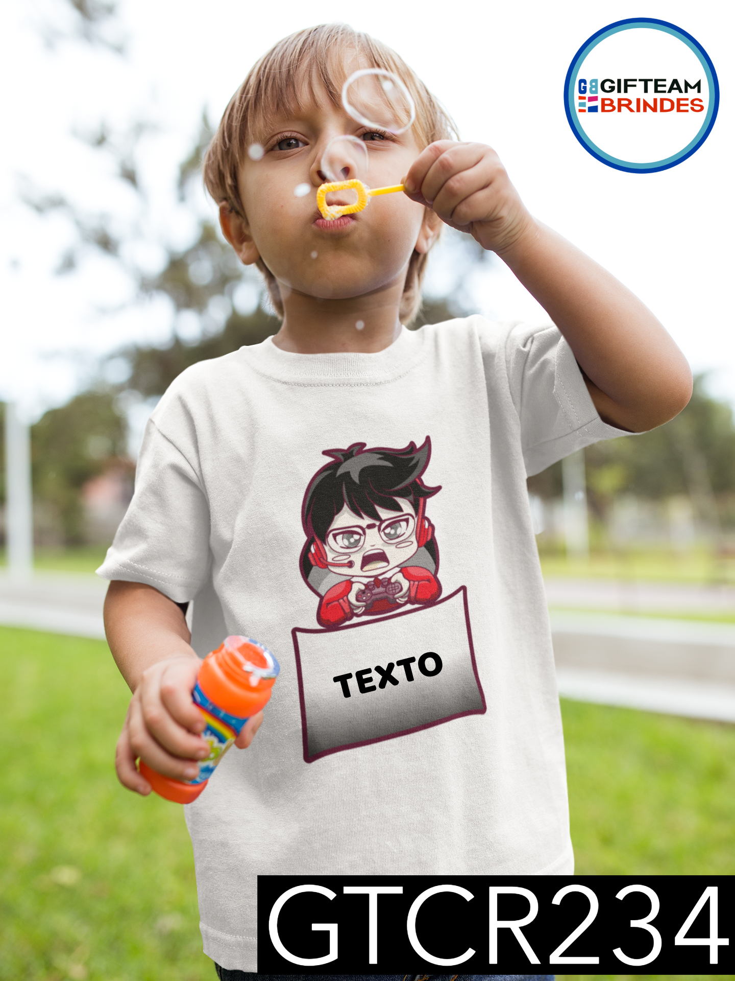 T-SHIRT CRIANÇA ANIMAÇÃO GTCR234