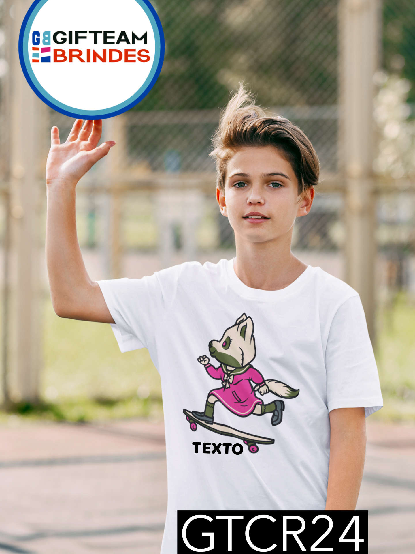 T-SHIRT CRIANÇA DESPORTO GTCR24