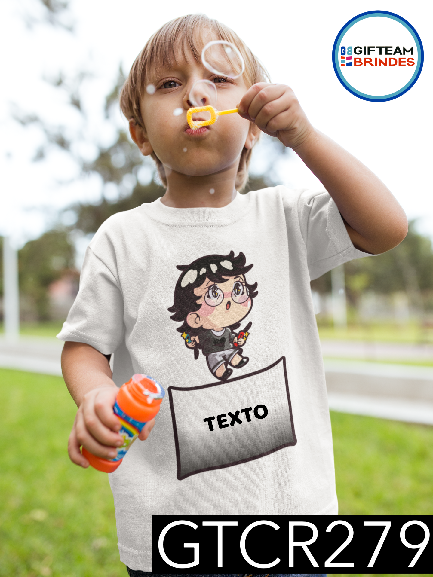 T-SHIRT CRIANÇA ANIMAÇÃO GTCR279