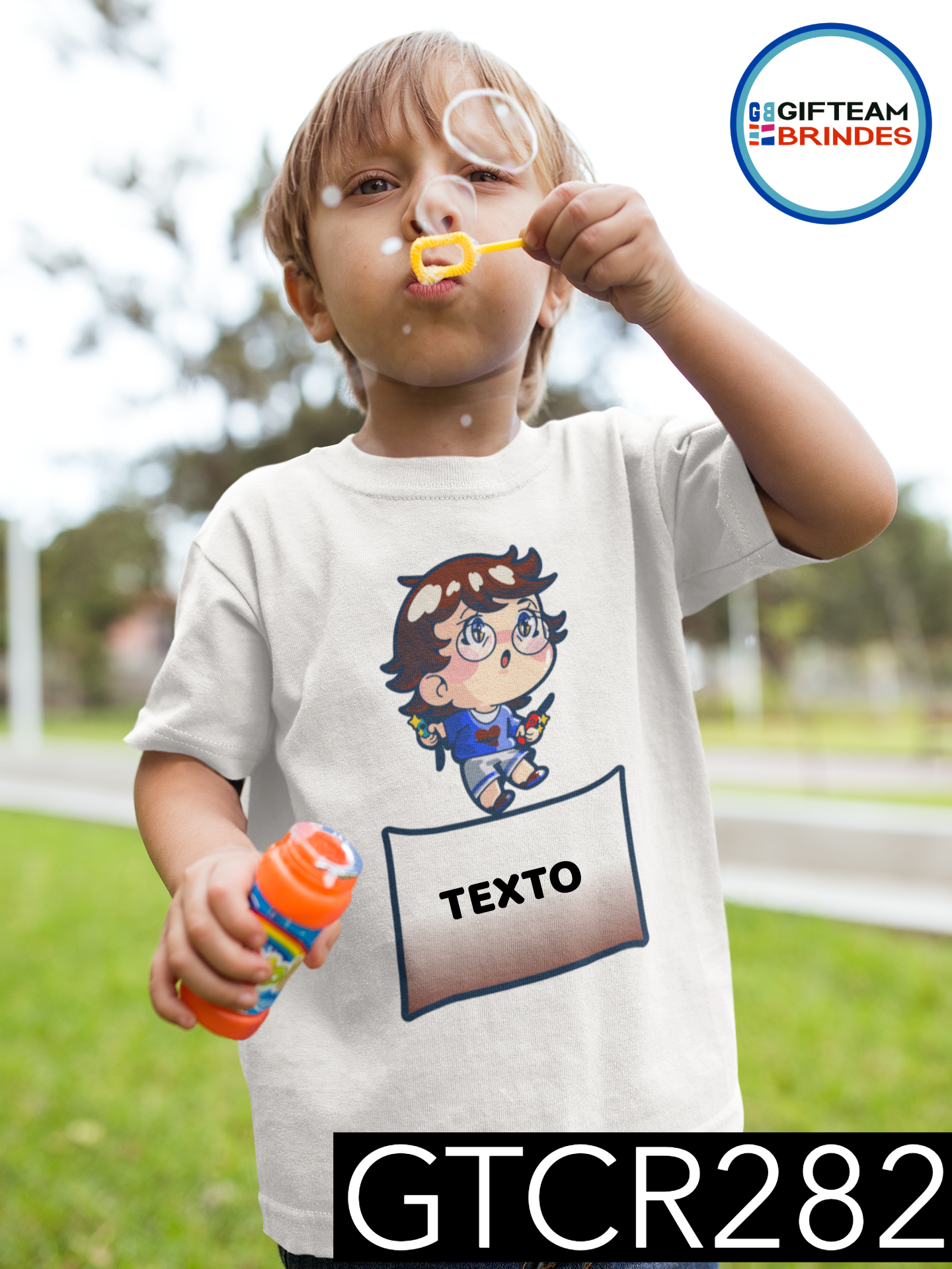 T-SHIRT CRIANÇA ANIMAÇÃO GTCR282