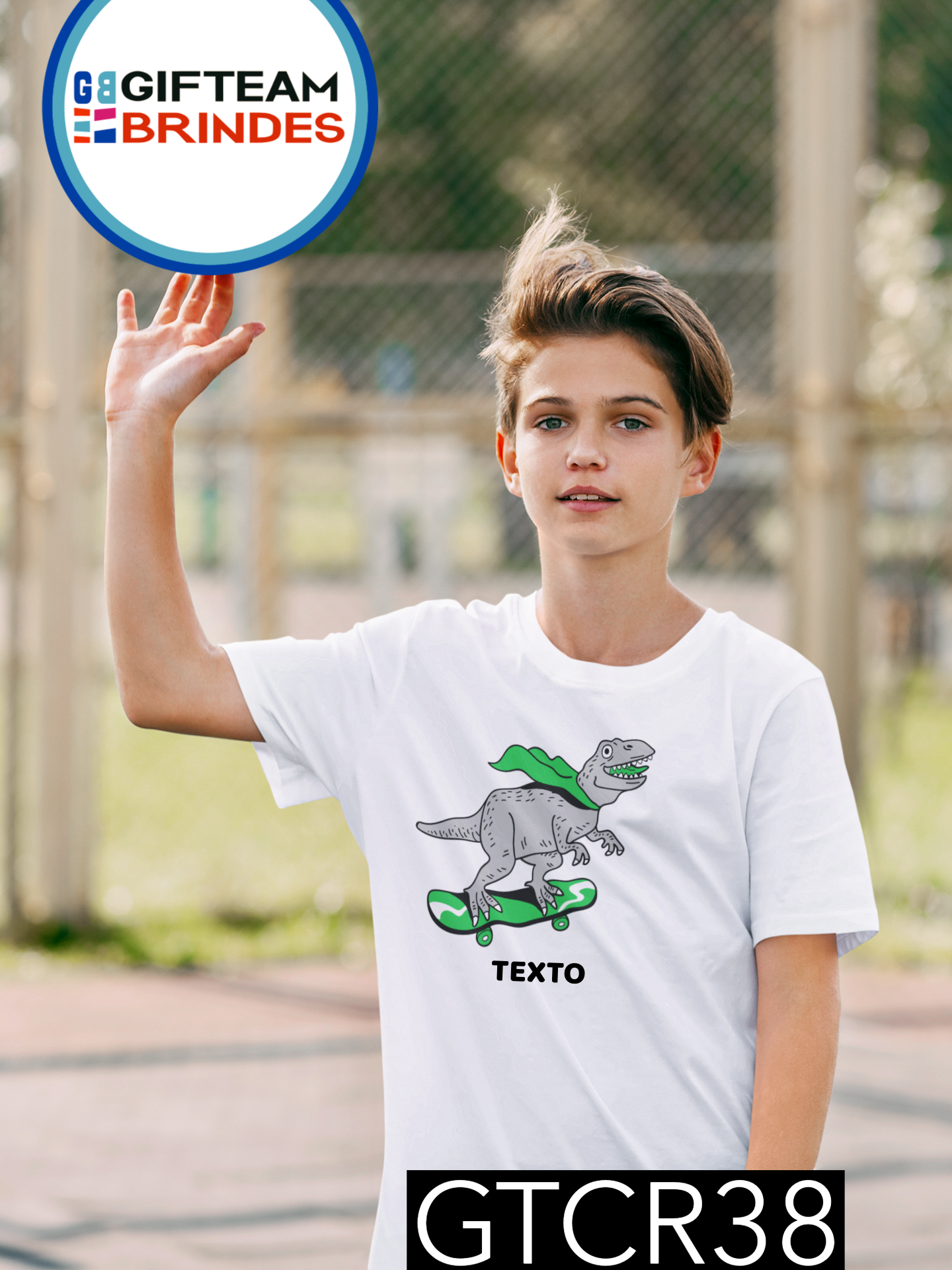 T-SHIRT CRIANÇA DESPORTO GTCR38