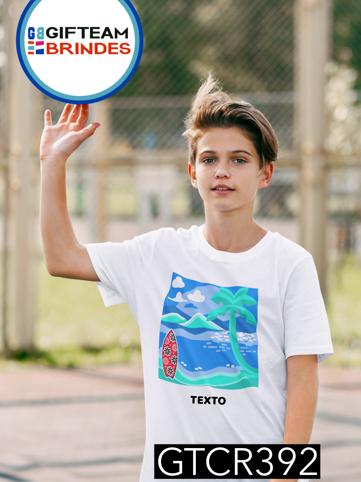 T-SHIRT CRIANÇA DESPORTO GTCR392