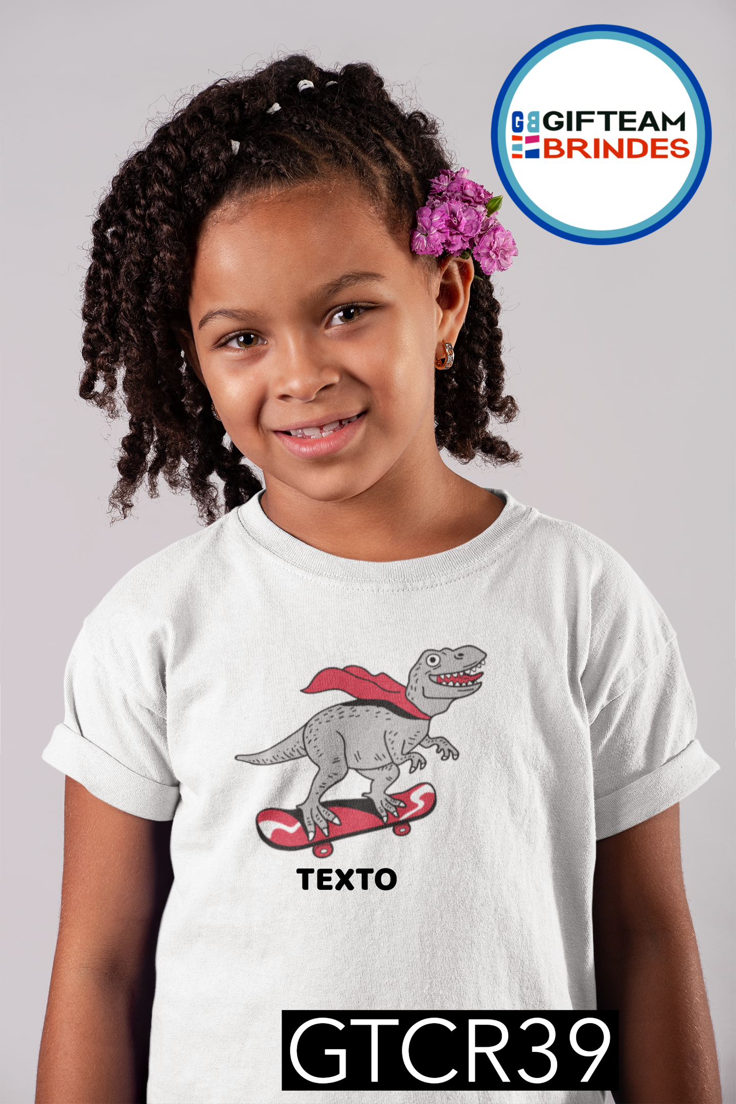 T-SHIRT CRIANÇA DESPORTO GTCR39