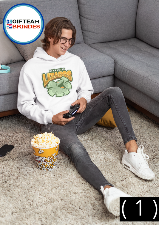 SWEAT SHIRTS CAPUZ HOMEM GAMING LIZARDS  236