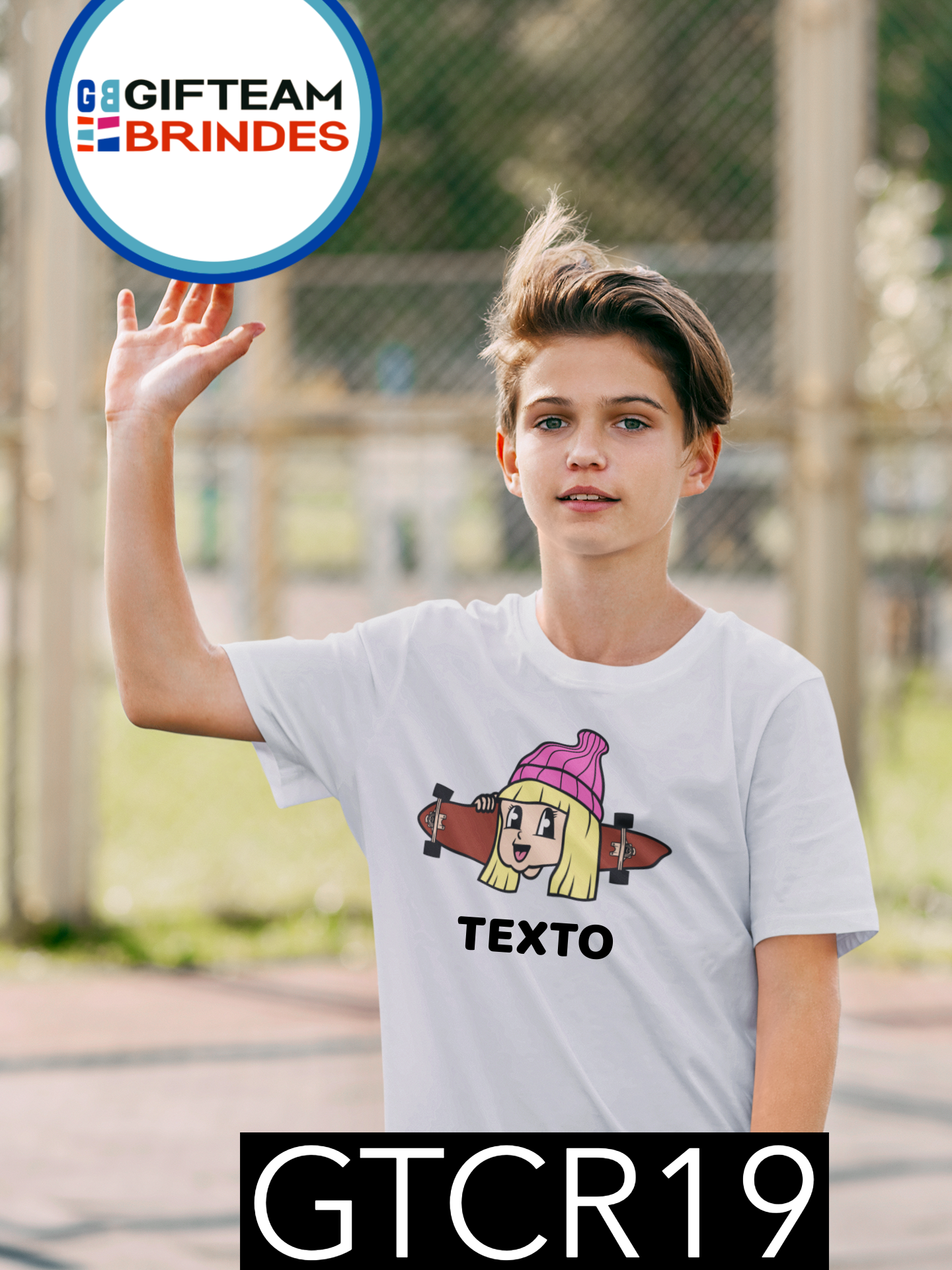 T-SHIRT CRIANÇA DESPORTO GTCR19