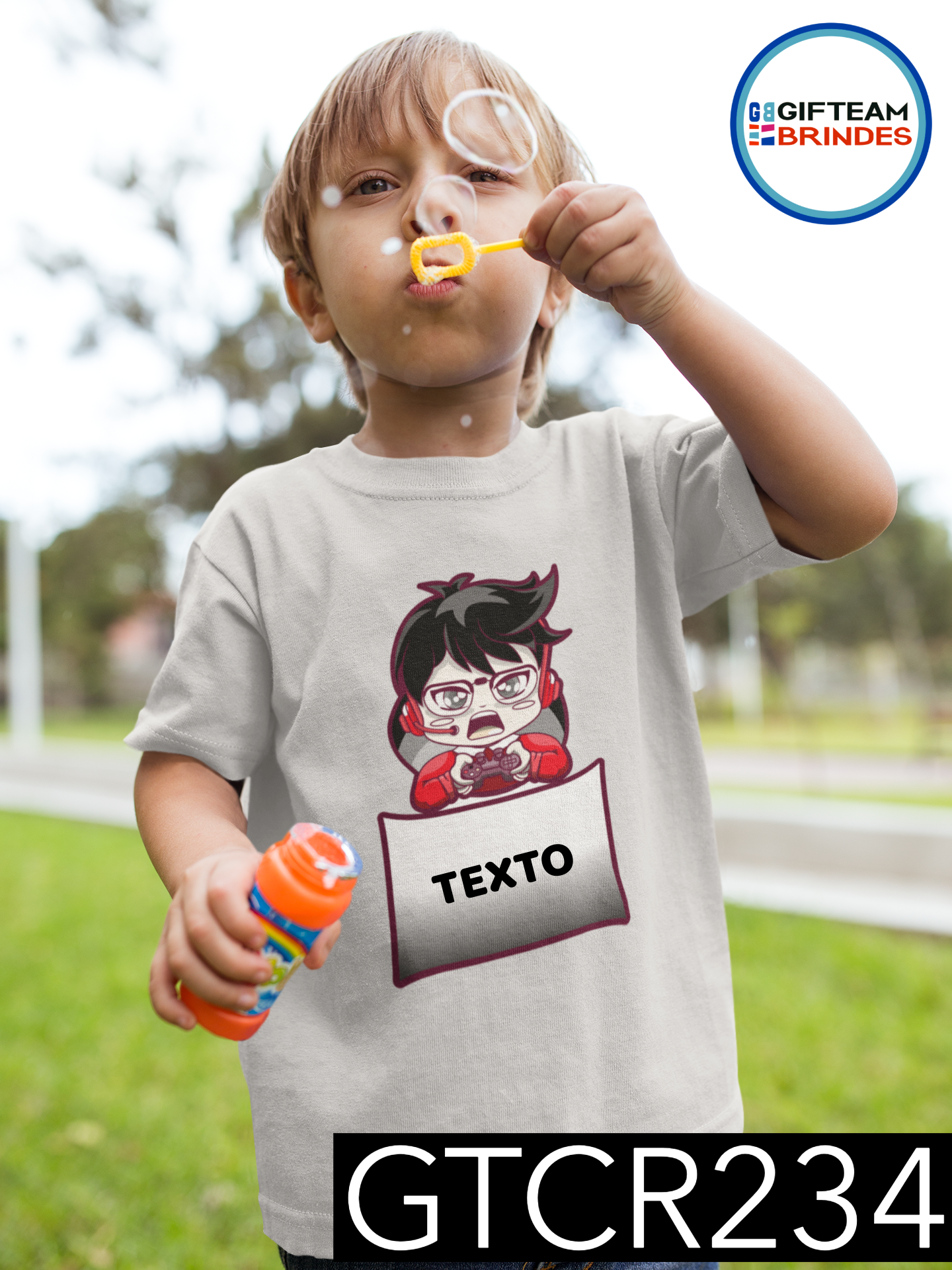 T-SHIRT CRIANÇA ANIMAÇÃO GTCR234