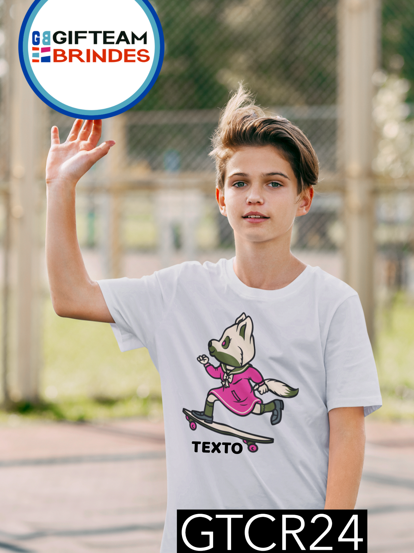 T-SHIRT CRIANÇA DESPORTO GTCR24