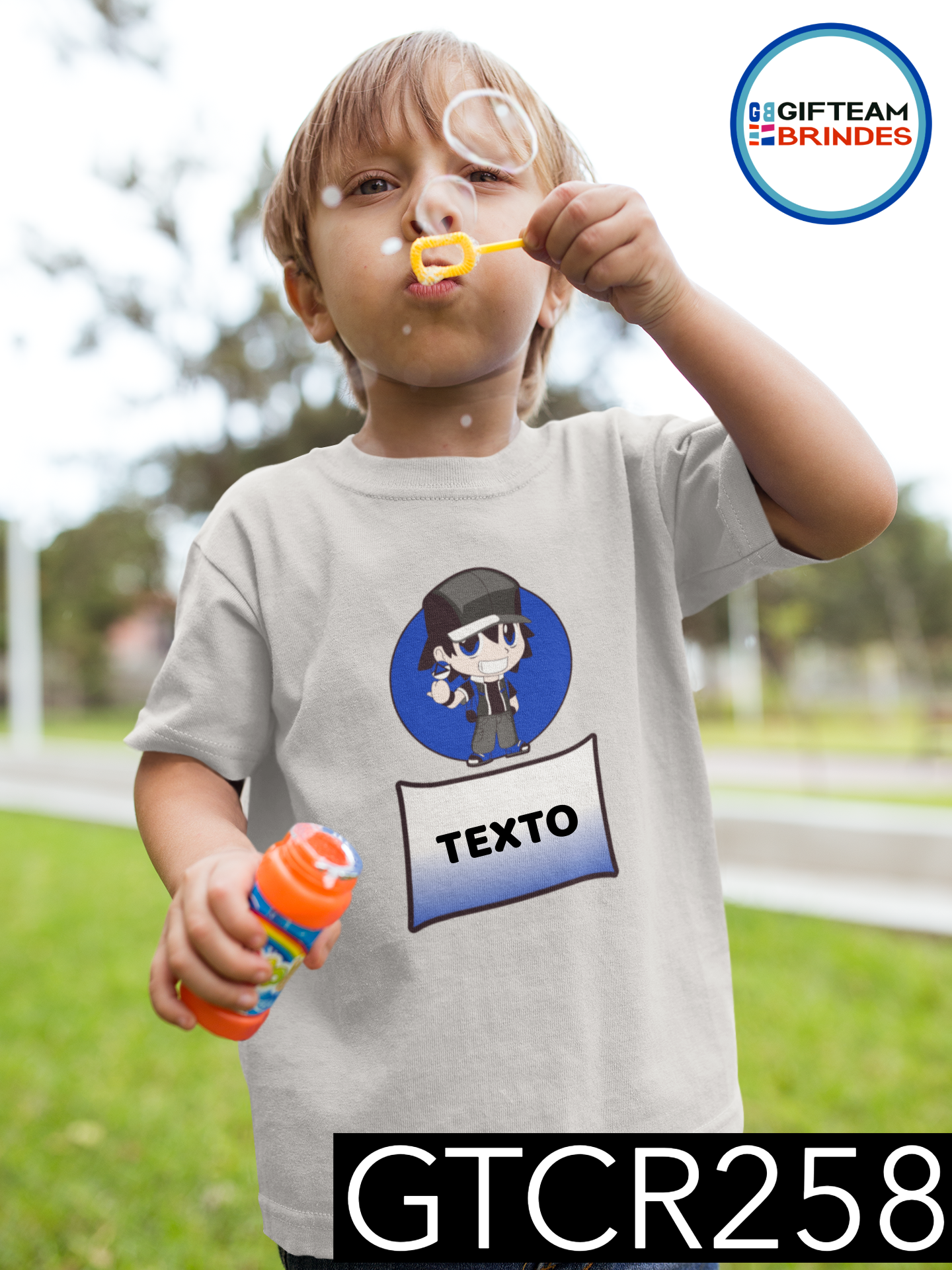 T-SHIRT CRIANÇA ANIMAÇÃO GTCR258