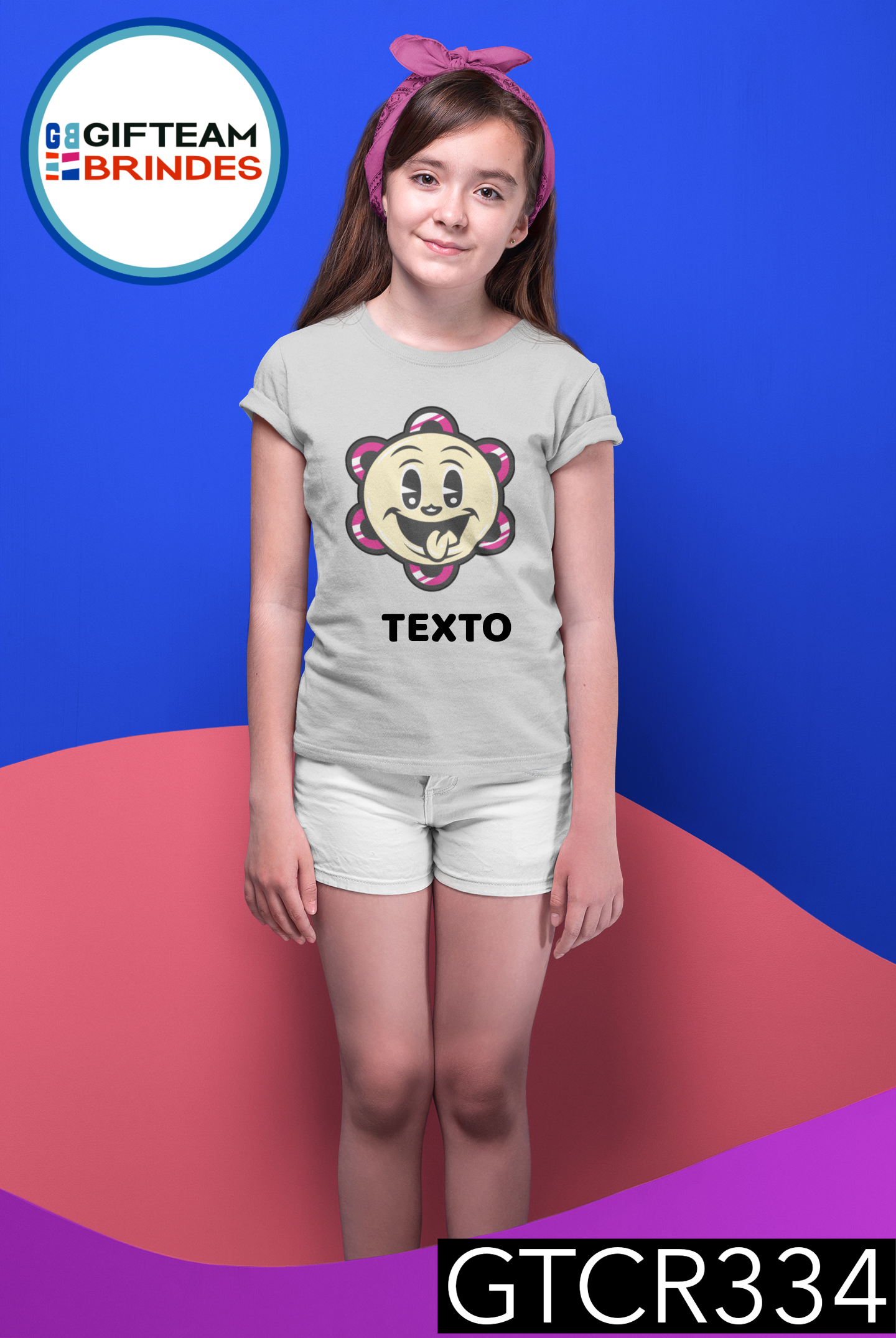 T-SHIRT CRIANÇA ANIMAÇÃO GTCR 334