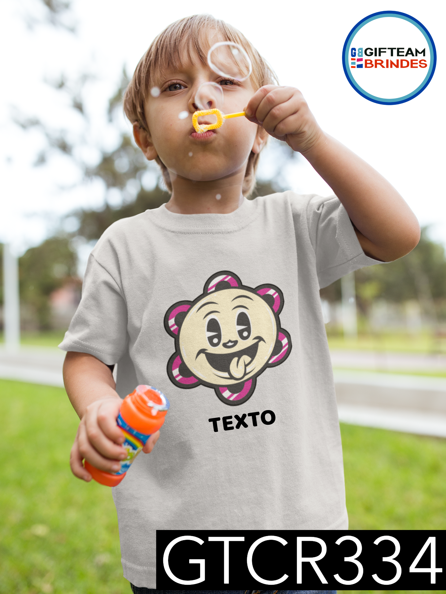 T-SHIRT CRIANÇA ANIMAÇÃO GTCR 334