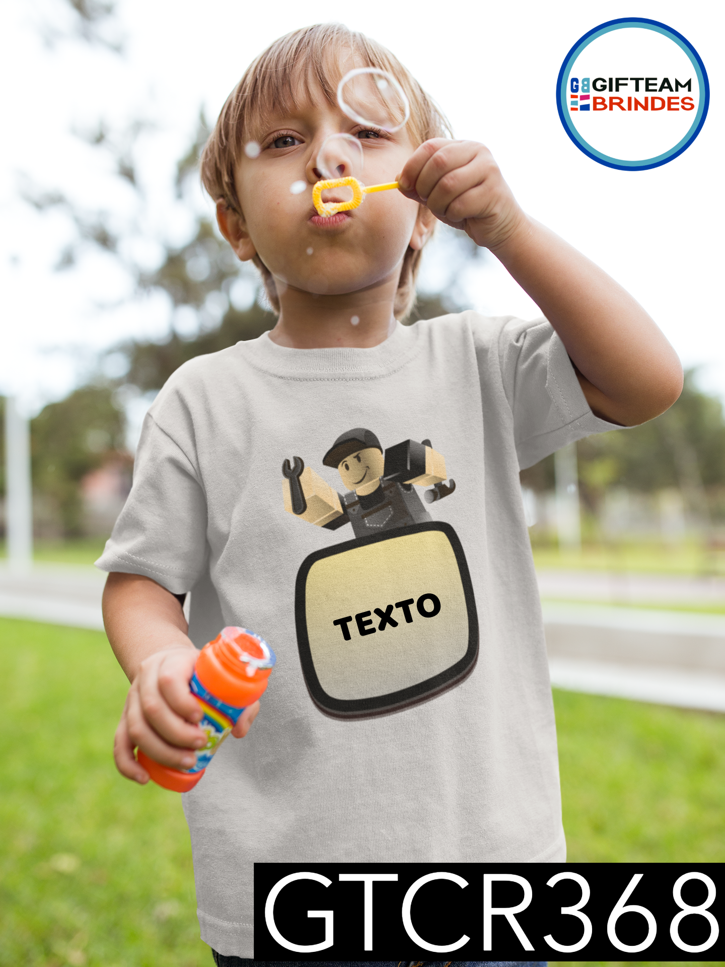 T-SHIRT CRIANÇA ANIMAÇÃO GTCR368