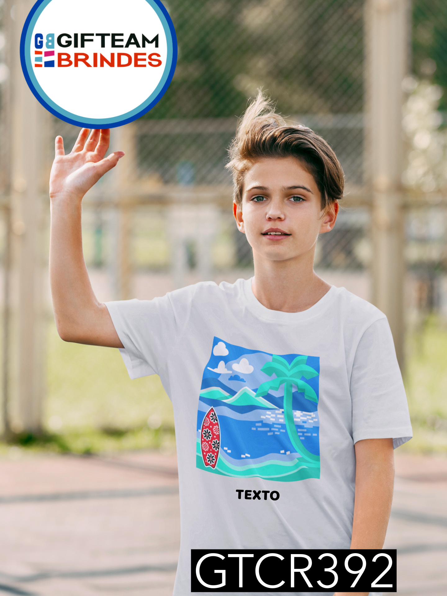 T-SHIRT CRIANÇA DESPORTO GTCR392