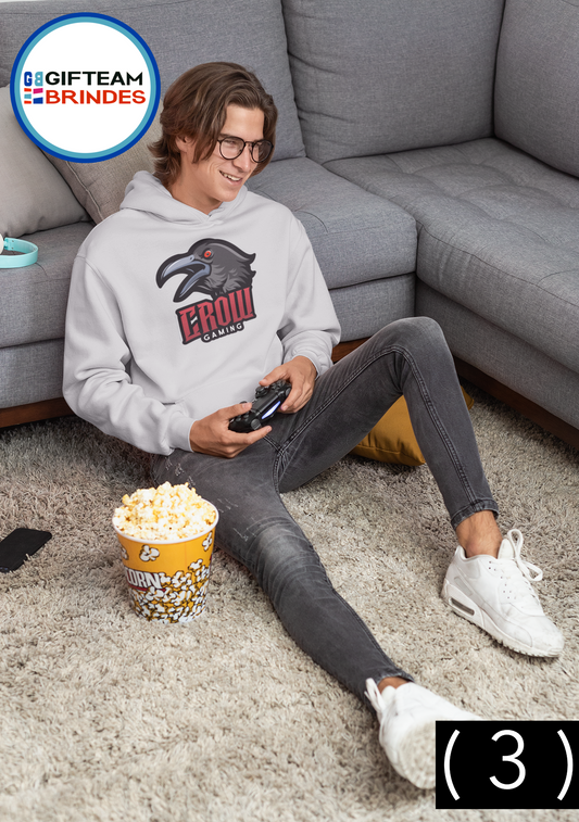 SWEAT SHIRTS CAPUZ HOMEM GAMING CROW  236