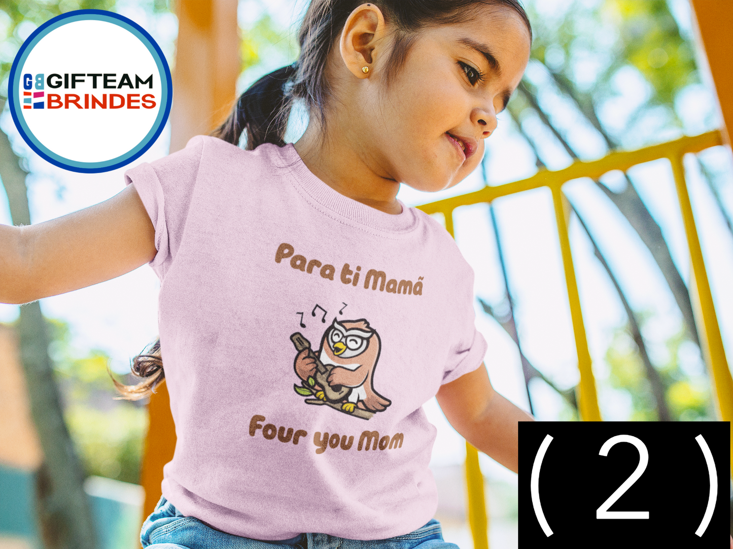 T-SHIRT CRIANÇA 4/6 UNISEXO PARA TI MAMA GTMN