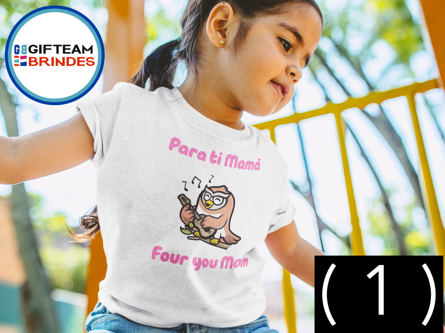 T-SHIRT CRIANÇA 4/6 UNISEXO PARA TI MAMA GTMN