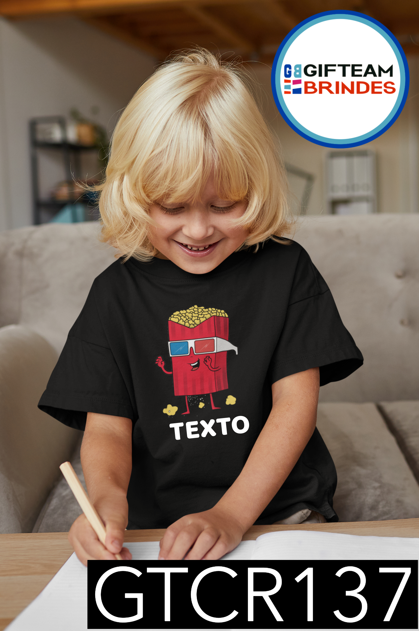 T-SHIRT CRIANÇA  ALIMENTOS GTCR137