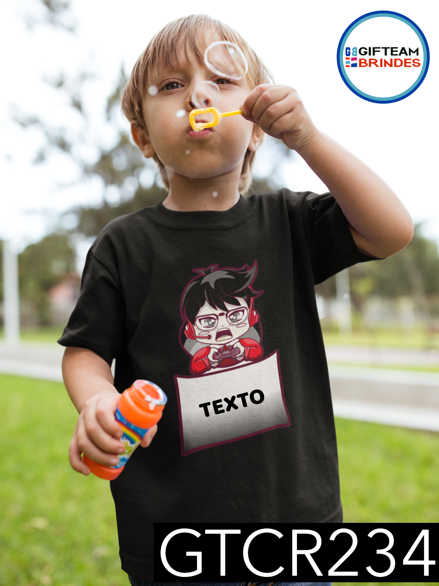 T-SHIRT CRIANÇA ANIMAÇÃO GTCR234