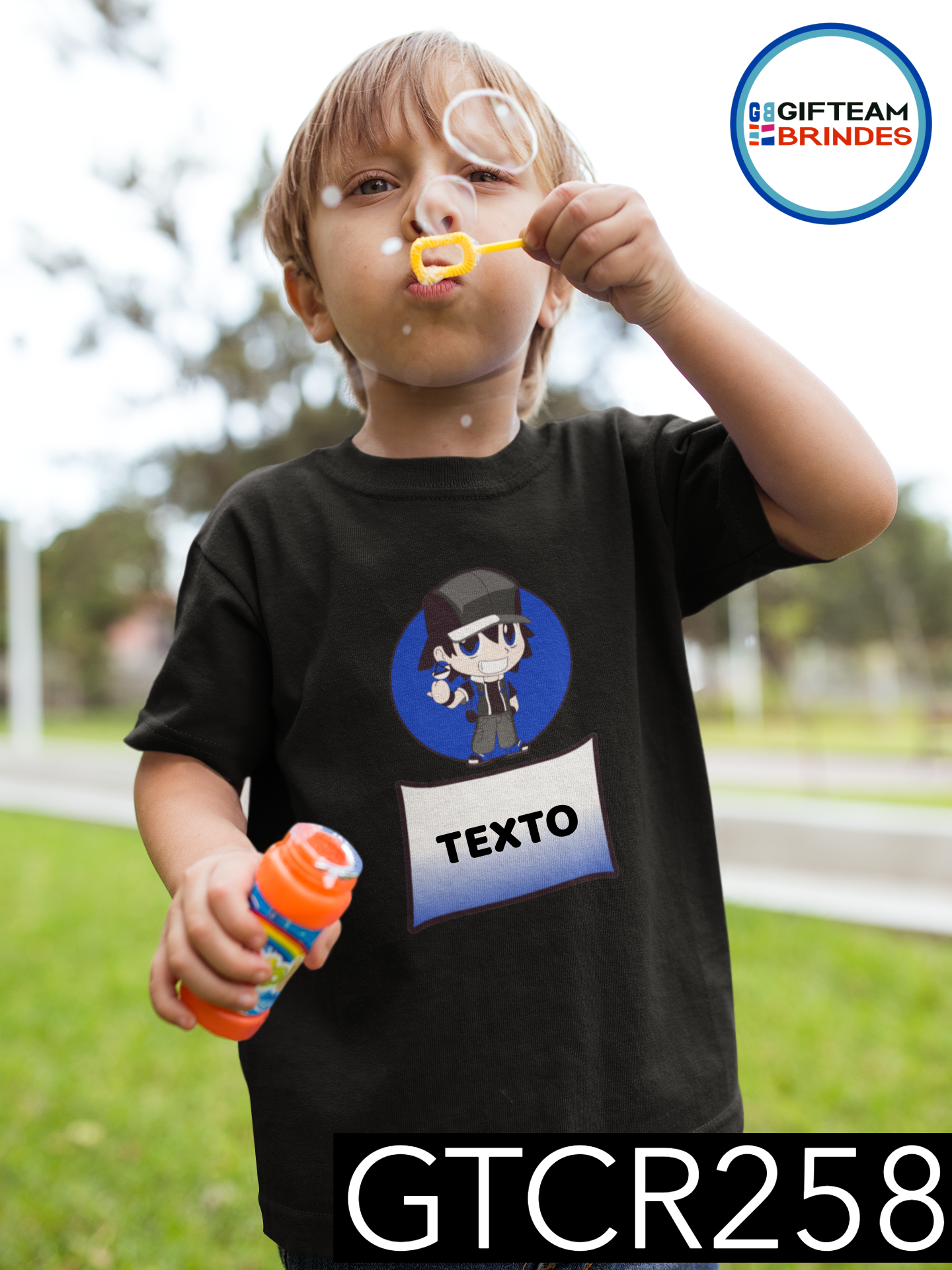 T-SHIRT CRIANÇA ANIMAÇÃO GTCR258