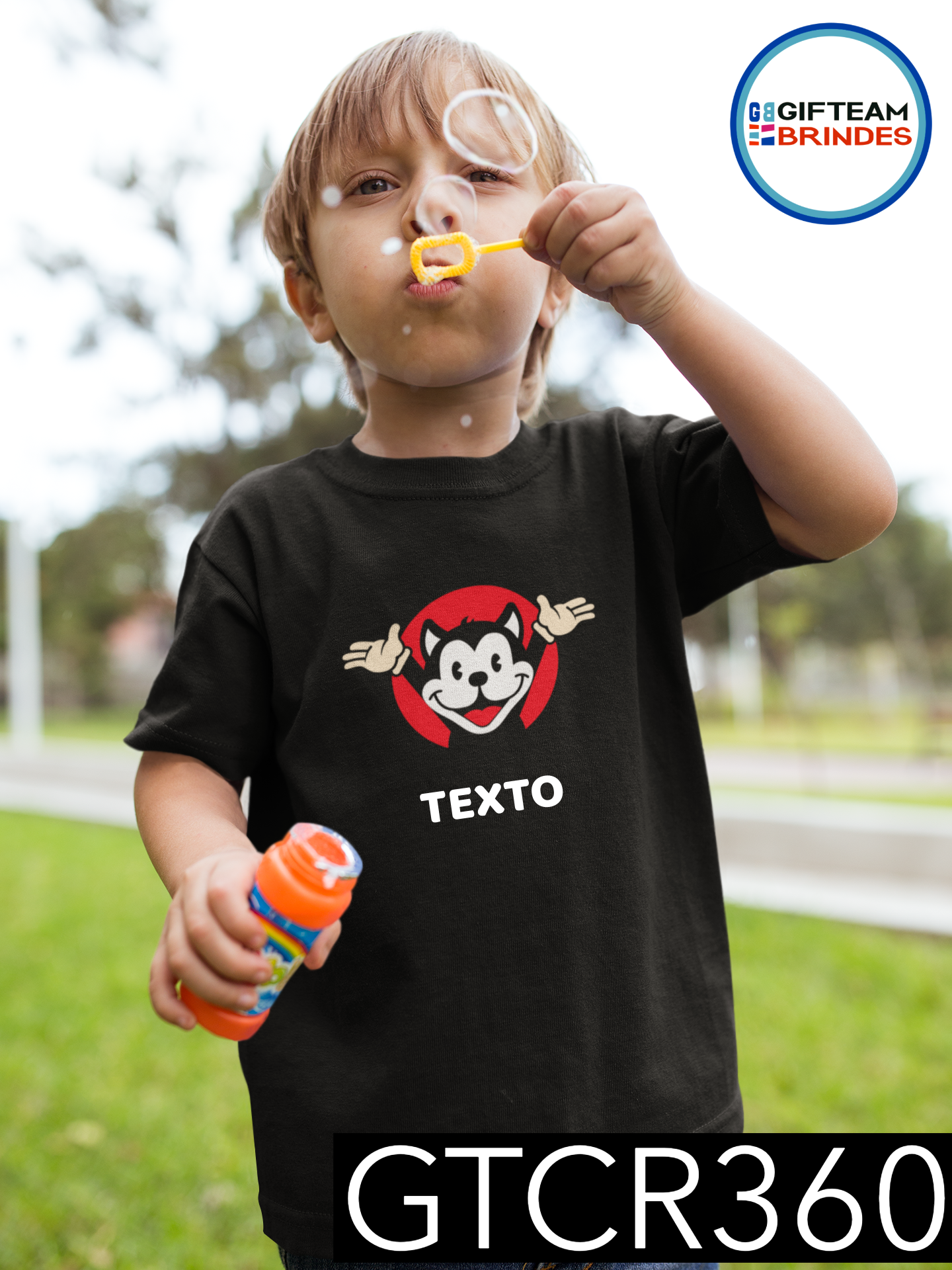 T-SHIRT CRIANÇA ANIMAÇÃO GTCR 360