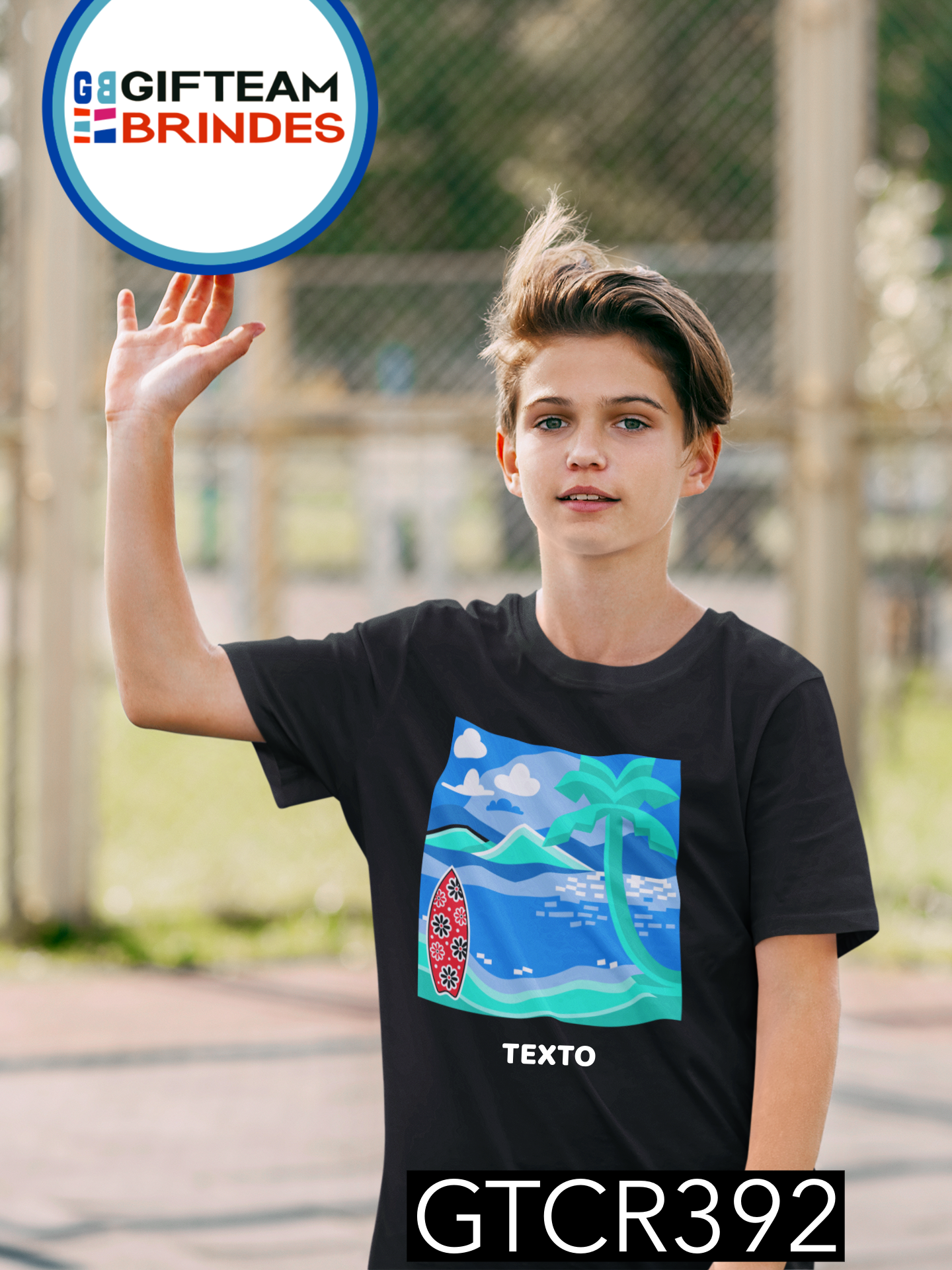 T-SHIRT CRIANÇA DESPORTO GTCR392