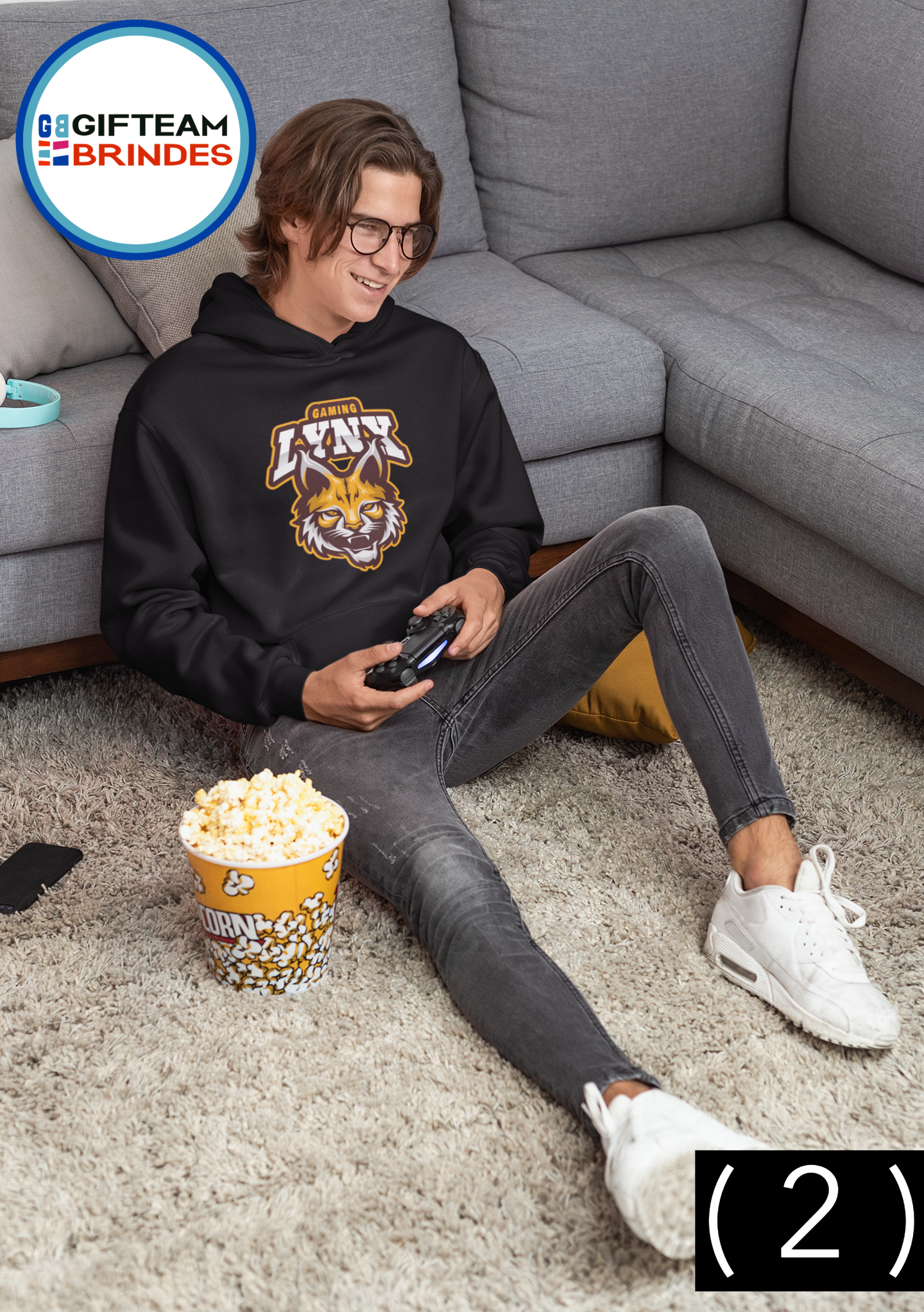 SWEAT SHIRTS CAPUZ HOMEM GAMING LYNX  236