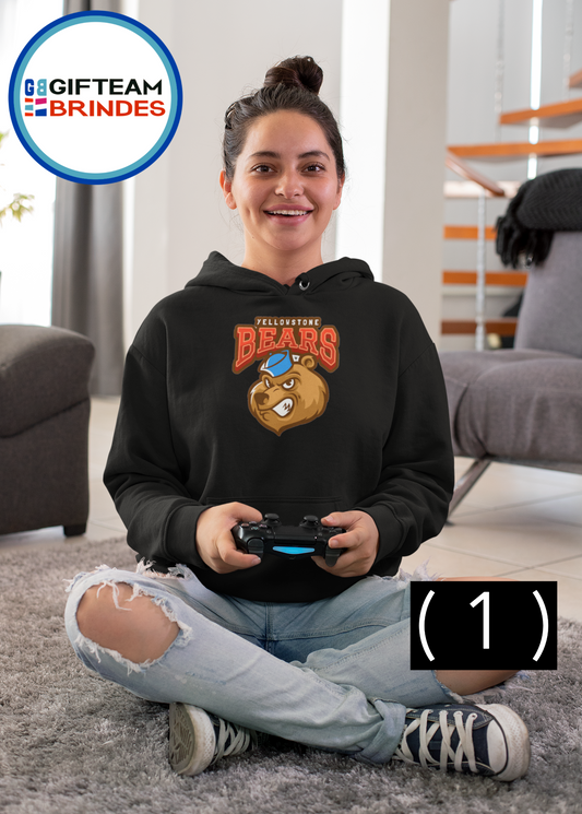 SWEAT SHIRTS CAPUZ SENHORA GAMING BEARS  236