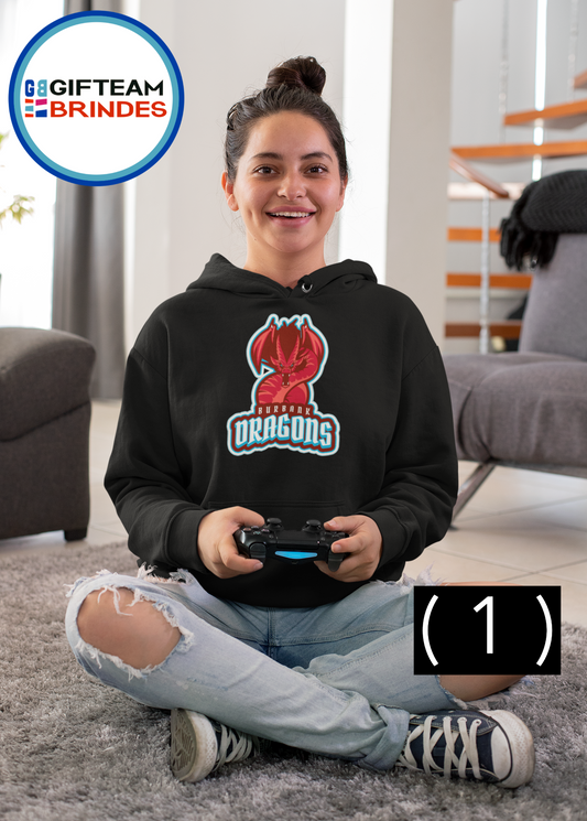 SWEAT SHIRTS CAPUZ SENHORA GAMING DRAGONS 236