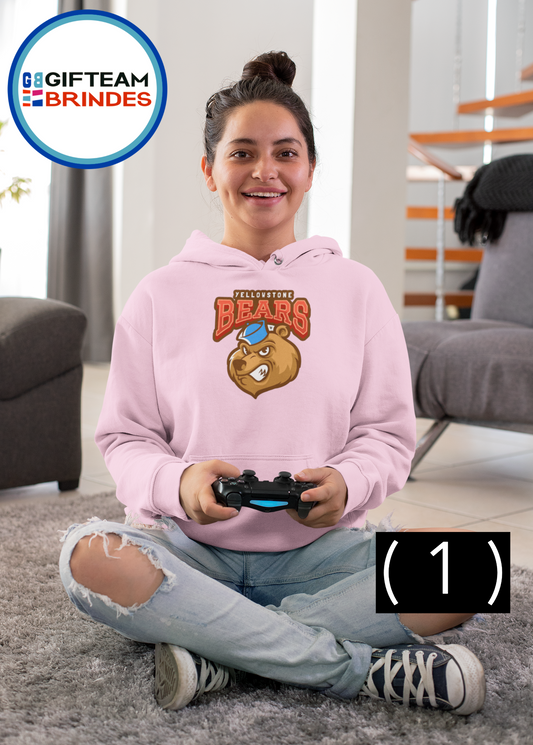 SWEAT SHIRTS CAPUZ SENHORA GAMING BEARS  236