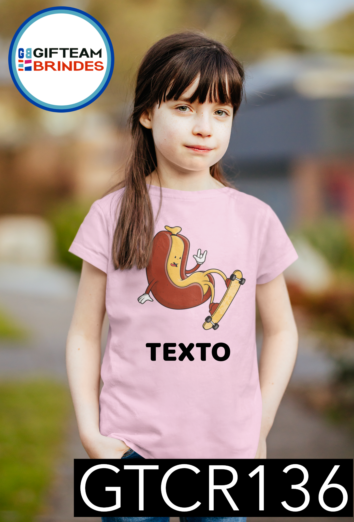 T-SHIRT CRIANÇA  ALIMENTOS GTCR136