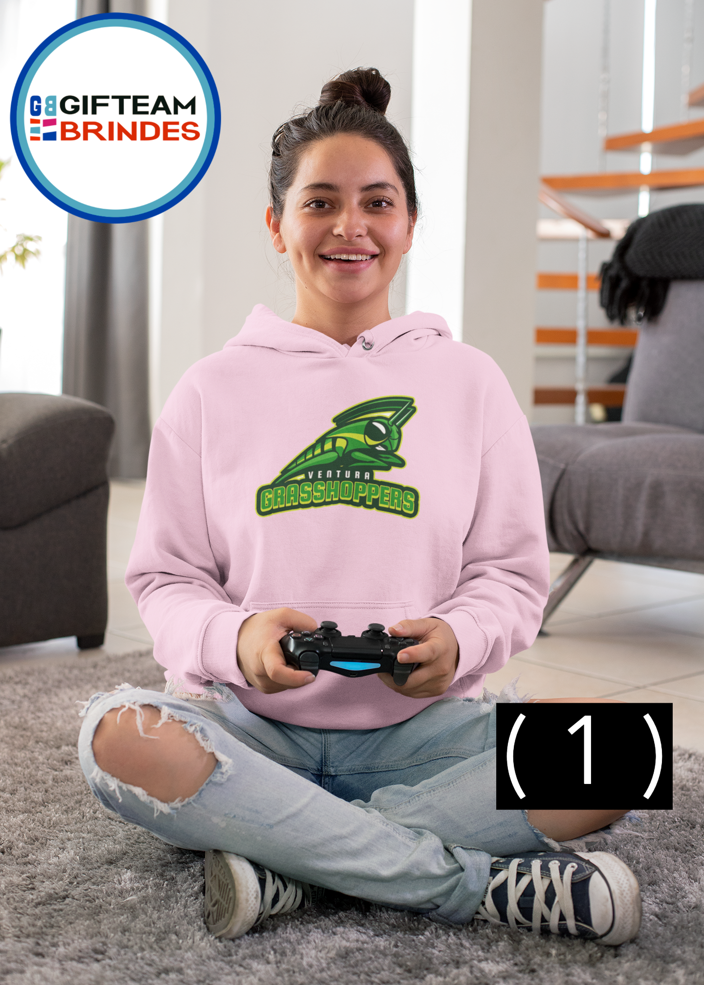 SWEAT SHIRTS CAPUZ SENHORA GAMING GRASSOPERS  236