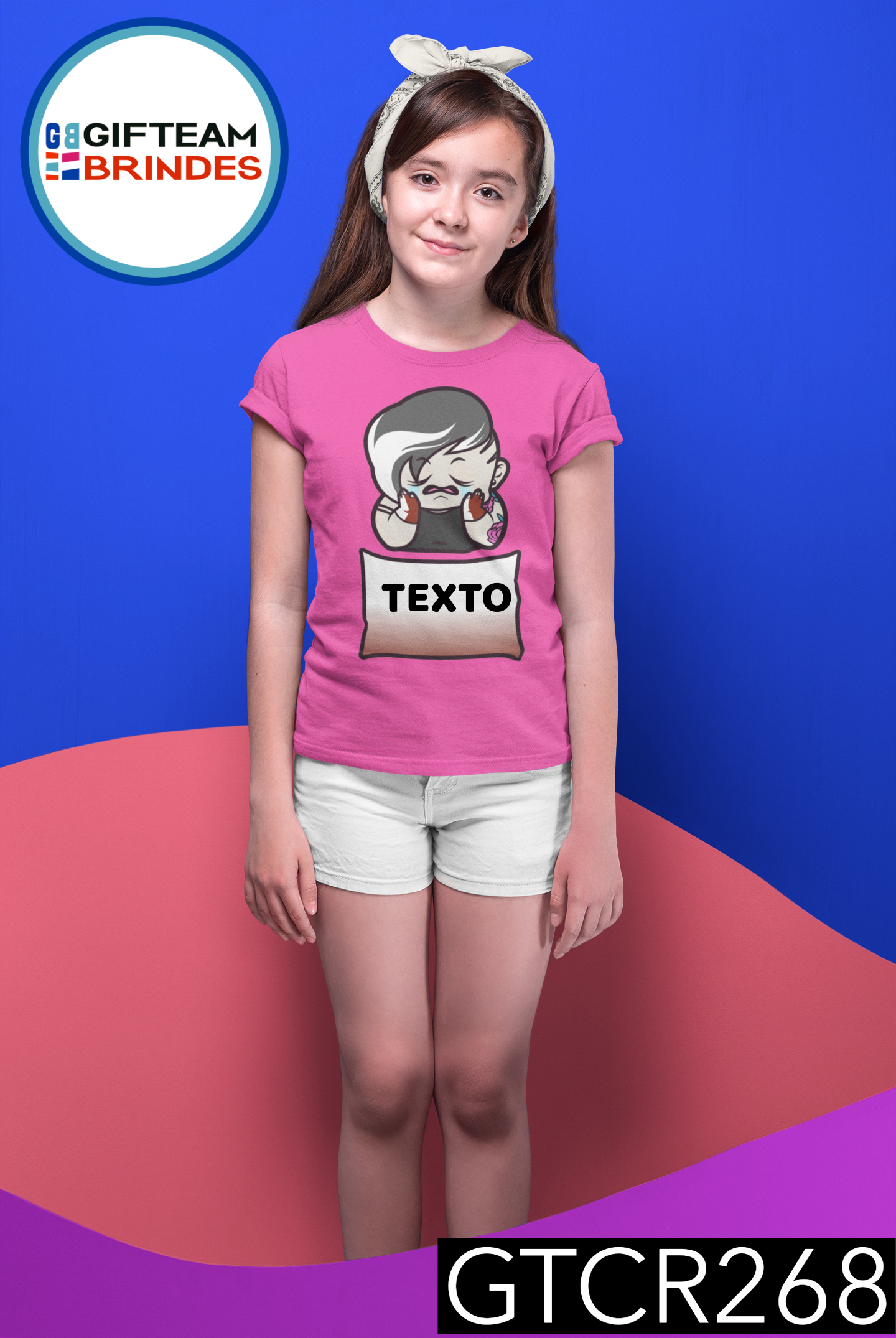 T-SHIRT CRIANÇA ANIMAÇÃO GTCR268