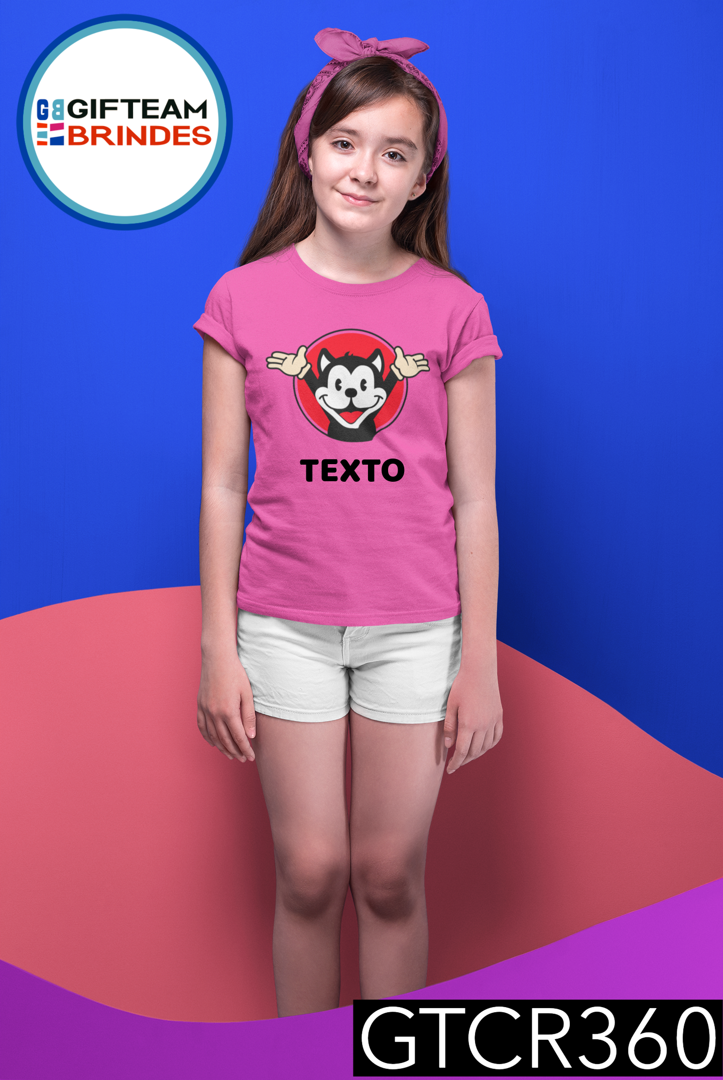 T-SHIRT CRIANÇA ANIMAÇÃO GTCR 360