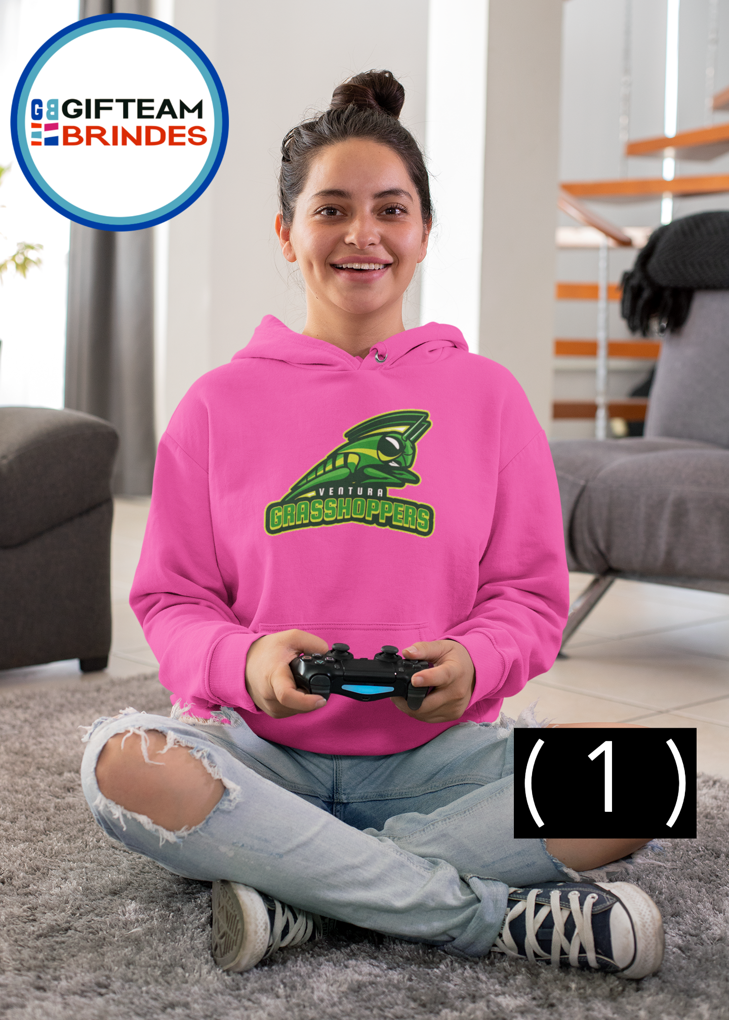 SWEAT SHIRTS CAPUZ SENHORA GAMING GRASSOPERS  236