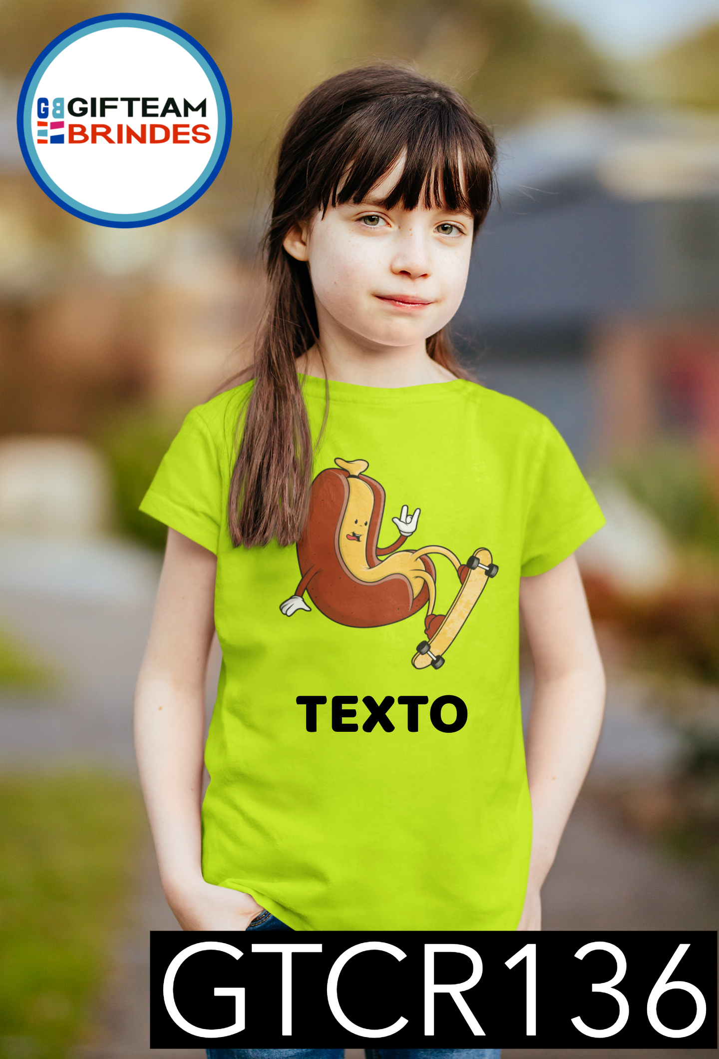 T-SHIRT CRIANÇA  ALIMENTOS GTCR136