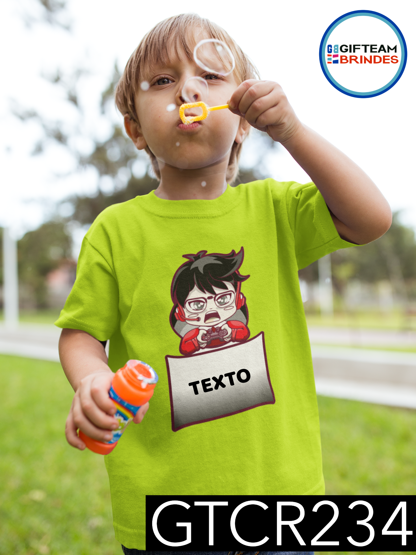 T-SHIRT CRIANÇA ANIMAÇÃO GTCR234