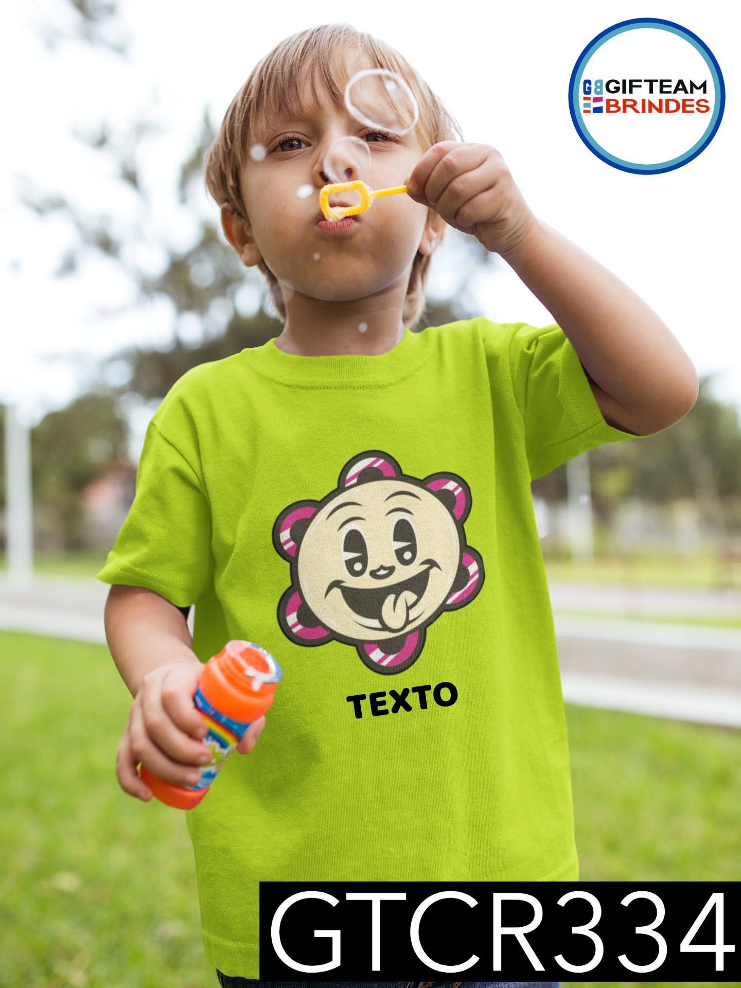 T-SHIRT CRIANÇA ANIMAÇÃO GTCR 334