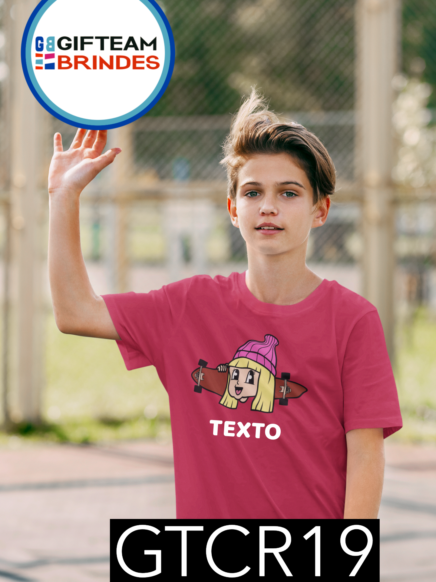 T-SHIRT CRIANÇA DESPORTO GTCR19