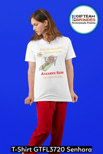 T-SHIRT SENHORA GTFL720 SOL ALGARVE FALTA FRITAR