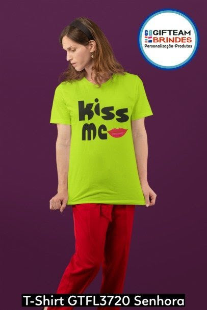 T-SHIRT SENHORA GTFL720 KISS ME